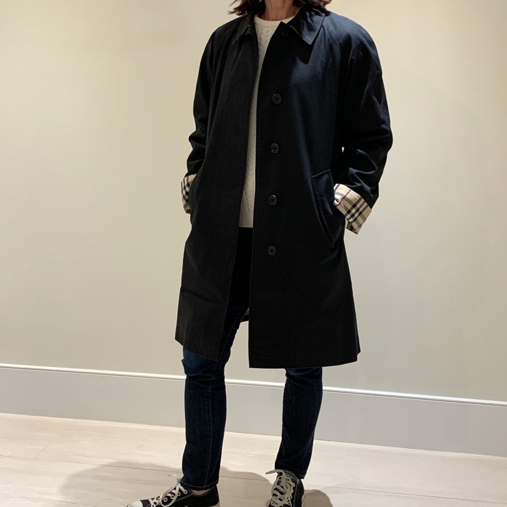 Burberry Black Camden Car Coat